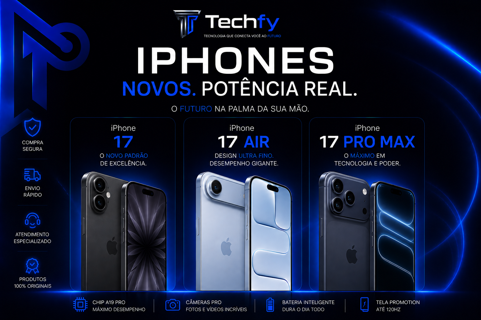 iPhones Novos Techfy